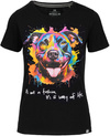 Koszulka damska PIT BULL WATERCOLOR Pitbull