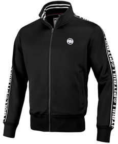 Bluza ZIP PIT BULL Terry Tape Logo PITBULL