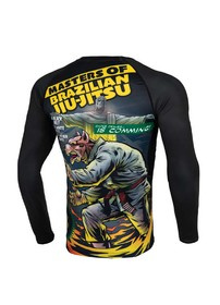 Longsleeve Pit Bull Rashguard Master of BJJ